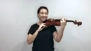 [Lesson 1] The very first lesson on Violin: Posture and Plucking (Pizzicato)