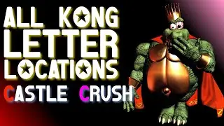Donkey Kong Country 2 - Castle Crush - All KONG Letter Locations