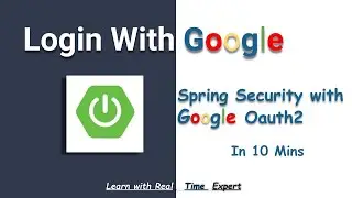 Spring Security with  Google Oauth2 | Login With Google | Oauth2 Server