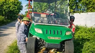 Completely Restored a Damaged & Abandoned 4 Wheel Electric Car | Full Restoration Gift for Family