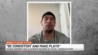 Bengals star RB Chase Brown talks with Fox19 Now about 2026 goals