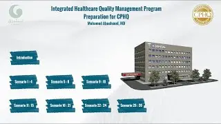 د/ محمد أبوالسعود | CPHQ Course | Scenario-Based المحاضرة الأولي بعد التطوير بنظام