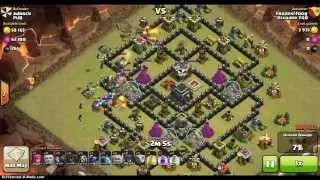 The most heroic TH9 defense EVAR!  Max gowipe troops vs mid-TH9.  Should be easy 2-stars right?!
