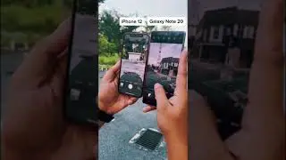 iPhone12 vs Samsung Note20 Camera Zoom