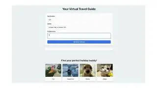 Your Virtual Travel Guide using Google Generative AI and Lite API.