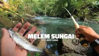 EDAN NARIK LAGI .. !! MANCING IKAN NILEM DI SPOT SUNGAI AIR JERNIH