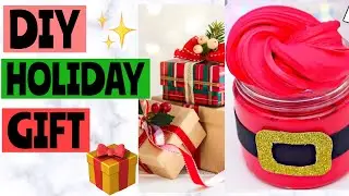 DIY CHRISTMAS GIFT! Last Minute Holiday Gift Ideas! Cute + Affordable | DIY Christmas/New Year Slime