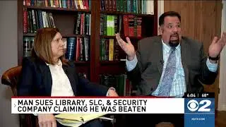 Library disputes some claims in man's lawsuit over security guard's use of force