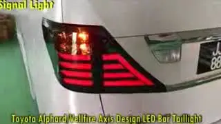 TOYOTA ALPHARD / VELLFIRE ANH20 Axis Style Light Bar Tail Lamp