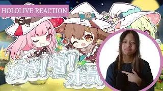 Suki! Yuki! Maji Magic - hololive English Cover [Mori Calliope, Nanashi Mumei, Ceres Fauna] REACTION