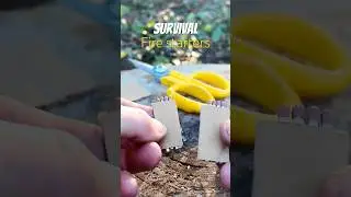 Survival Skills: Pull fire starter #outdoors #tutorial #survival #bushcraft