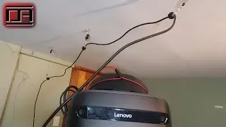 Suspending Mixed Reality VR Headset Cable from Ceiling with Retractable Wires DIY