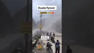 Live Landslide NH Kullu Mandi #manali #landslide