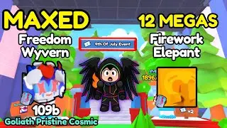 SPENDING 647K July Tickets for MEGA Pets & Cosmic Freedom Wyvern!  | Arm Wrestling Simulator