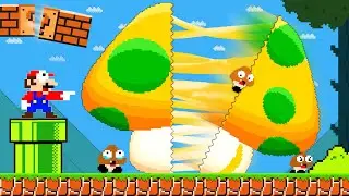 What If Everything Mario Can Split Anything He Wants in Half | MAMA MARIO GAME