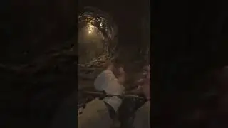 Escaping a blade trap (Resident Evil: Village)
