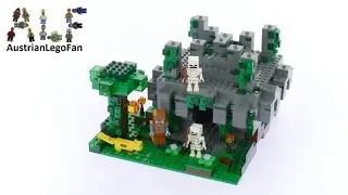 Lego Minecraft 21132 The Jungle Temple - Lego Speed Build Review