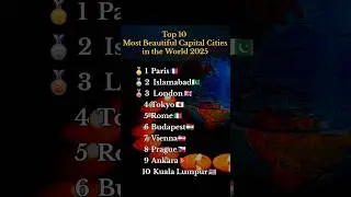 Top 10 Most Beautiful Capital Cities in the World 2025