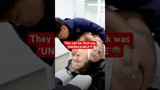 They said her Back was &lsquo;UNCRACKABLE'🤬 #chiropractic #backpain #neckpain #trending