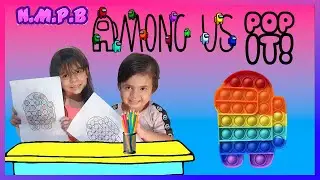 COLORINDO COM 3 CORES - 3 MARKER CHALLENGE (AMONG US CHALLENGE)