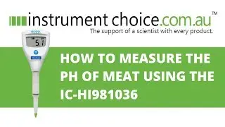 How to Measure the pH of Meat Using the IC-HI981036 Meat pH Tester