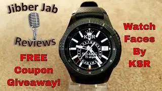 Samsung Gear S3/Gear Sport Elegant Watch Faces by KSR - FREE Coupon Giveaway! - Jibber Jab Reviews!