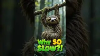 Why Are Sloths So Slow? Science Explained in Seconds #youtubeshorts #viralvideo #shorts