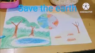 Happy environment day drawing 2025 #art #saveearth #nature