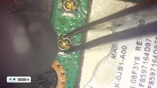 Wifi antenna cable connector repair