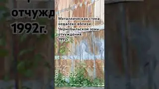 Стена вблизи ЧЗО.1992г. #old #retro #explore #chernobyl #чернобыль #сталкер #travel
