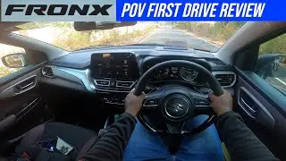 Maruti Fronx 1.0L Turbo Petrol BoosterJet First Drive Review POV | Peppy & Fun