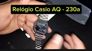 Como Ajustar A Pulseira Do Rel&oacute;gio Casio Vintage AQ 230a Passo a Passo