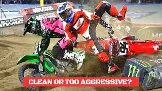Anderson vs Roczen Crash // Eli Tomac First win at Ananheim 2