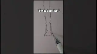 How to draw shoes.