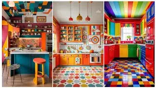 Cutesy Kitchen Cabinet With Contrasting 2025 Latest Paint Color | Kitchen interior designs 2k25