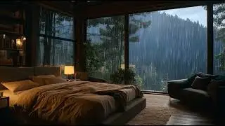 Peaceful Rain Sounds in a Quiet Mountain Village - Sleep, Study, Relax