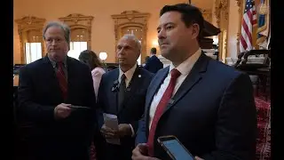 Senate President Rob McColley and Finance Chairman, Jerry Cirino Meet the Press After Budget Vote