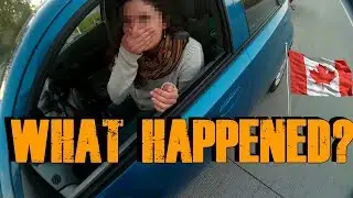 Helping a girl - Two Wheels Online - Montreal Motovlog