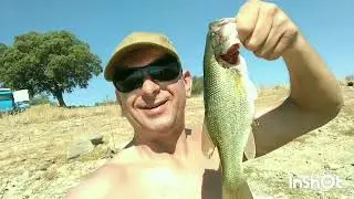 #РыбалкавПортугалии! #Alqueva! Август! Взяли трофей 😎#Achiga #BlackBass #BASS