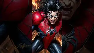IA arte anime realista saiyan fusionado con venom #anime #3d #shortsviral #ia #dragonball #video