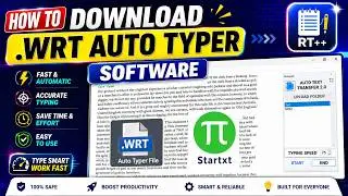 How to Download Notepad Plus .WRT Auto Typer Software | How to Use .WRT Auto Typer | Notepad .wrt