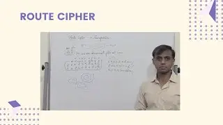 Route Cipher - Transposition Cipher - Explanation with example
