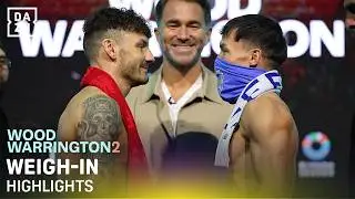 LEIGH WOOD VS JOSH WARRINGTON 2 | WEIGH-IN HIGHLIGHTS