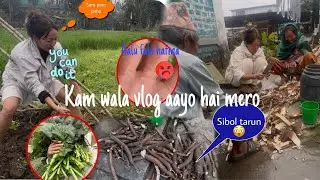 Last garo paryo gharko kam garnu sibal tarun khaniyo finally#likesharesubscribe #dharan #vlog 