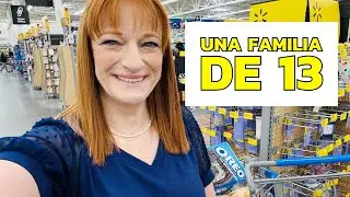 Familia De 13 Personas En Walmart | De Compras En La Tienda