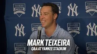 Mark Teixeira New York Yankees World Series Champion Q&A at Yankee Stadium with Brandon Steiner