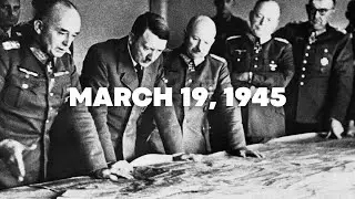 The Nazi's Plan to Destroy Germany 