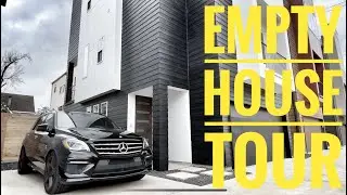 EMPTY HOUSE TOUR: 2020 ALL BLACK BUILD!!!
