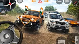 MAHINDRA THAR MODIFIED GAME CARS SIMULATOR 3D ( GADI WALA GAME)( SONG) CARTOON WALA GAME 🎮 MODIFIED