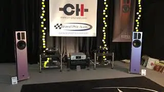 CH Precision I1 Apertura Speakers and Grand Prix room at Munich High End Audio Show 2018